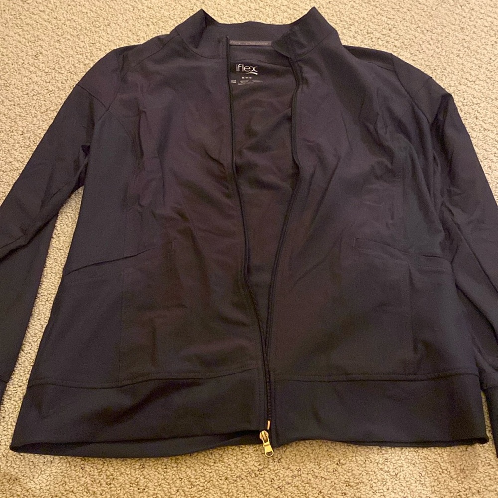 Gray scrub jacket!